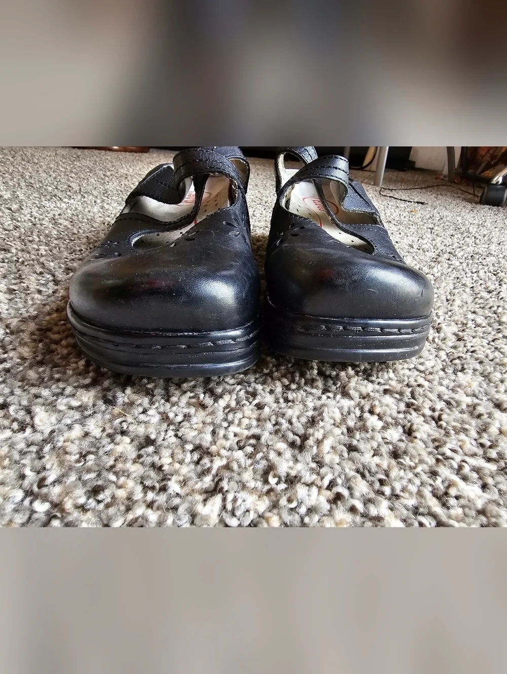 Klogs Kids Black Mary Jane Comfort Shoe